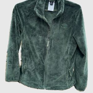 North Face Green Fleece Jacket